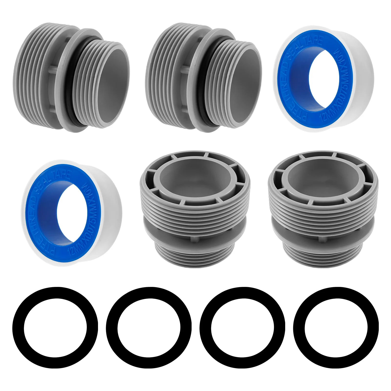 4 Pcs Pool Hose Conversion Adapter Kit Garden Quick Hose Connector Replacement Hose Swimming Pool Accessories
4 Pcs Pool Hose Conversion Adapter Kit Garden Quick Hose Connector Replacement Hose Swimming Pool Accessories