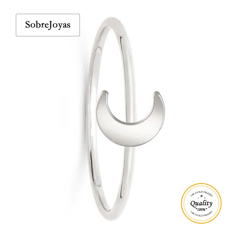Moon Rings 925 Sterling Silver Rings Silver Jewelry Minimalist Knuckle Ring Anillos Mujer Silver Accessories Rings for Women 
Moon Rings 925 Sterling Silver Rings Silver Jewelry Minimalist Knuckle Ring Anillos Mujer Silver Accessories Rings for Women
