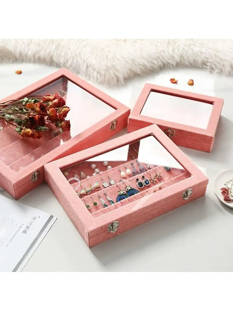 Dustproof Display Box Small Size Flocking Cloth Ice Flower Velvet Covered 100 Holes 36 Positions for Earring Storage And Orga...
Dustproof Display Box Small Size Flocking Cloth Ice Flower Velvet Covered 100 Holes 36 Positions for Earring Storage And Orga...