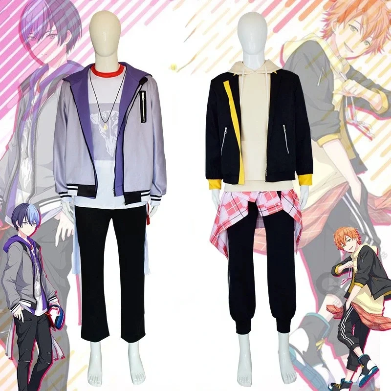 Anime Aoyagi Toya Shinonome Akito Cosplay Costume Project Sekai Cosplay Suits Colorful Stage Full Set Dress For Women Men Party
Anime Aoyagi Toya Shinonome Akito Cosplay Costume Project Sekai Cosplay Suits Colorful Stage Full Set Dress For Women Men Party