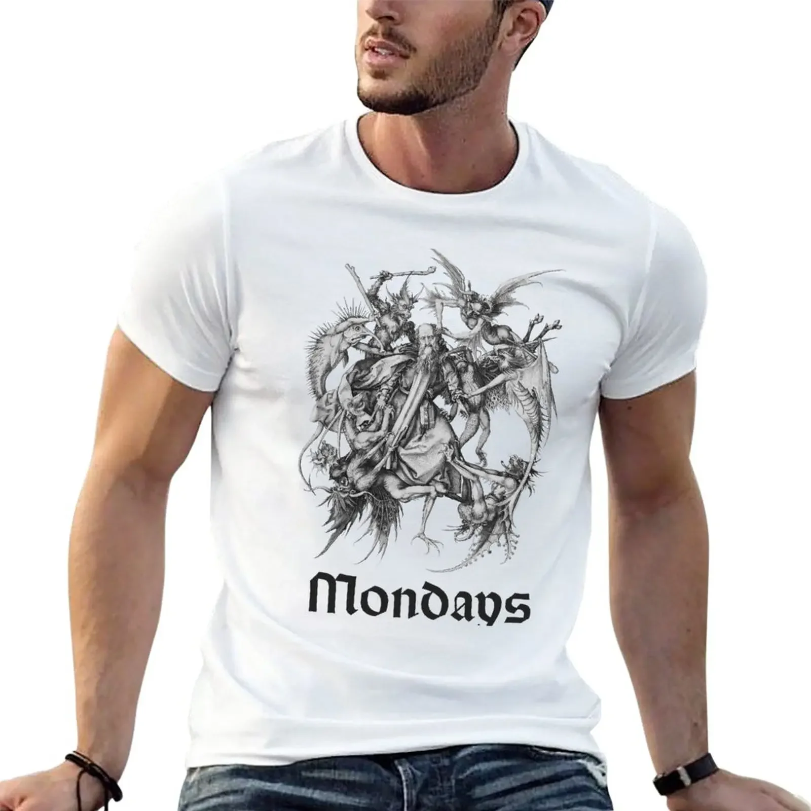 New Mondays T-Shirt korean fashion Short t-shirt cute clothes mens vintage t shirts
New Mondays T-Shirt korean fashion Short t-shirt cute clothes mens vintage t shirts