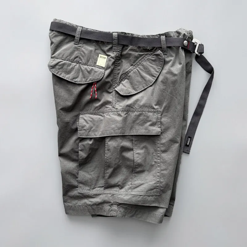 2026 Summer Outdoor Quick-Dry Lightweight Loose Straight-Leg Multi-Pocket Cargo Shorts for Men Grid Pattern Knee Length Pants
2026 Summer Outdoor Quick-Dry Lightweight Loose Straight-Leg Multi-Pocket Cargo Shorts for Men Grid Pattern Knee Length Pants