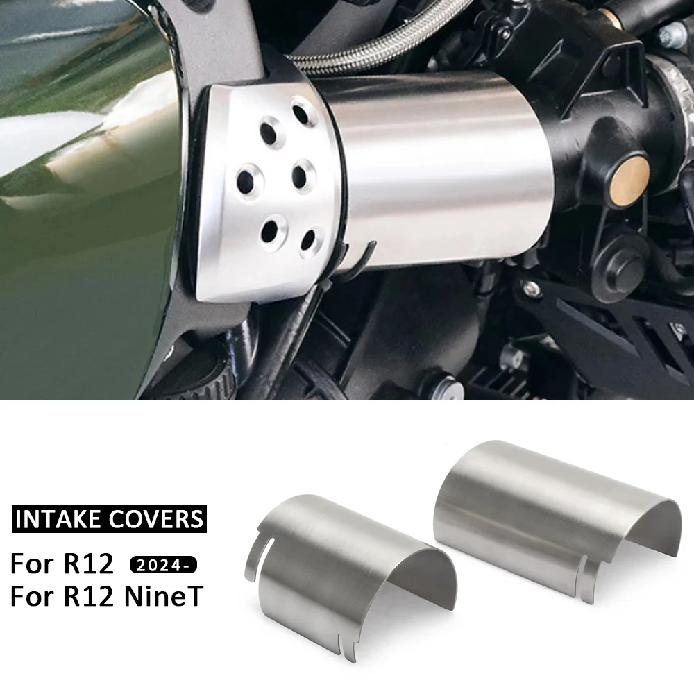 R12/R12 Ninet 2024-2025 Stainless Steel Intake Cover: Bolt-on Custom Side Panel, Boosts Engine Ventilation Upgrade
R12/R12 Ninet 2024-2025 Stainless Steel Intake Cover: Bolt-on Custom Side Panel, Boosts Engine Ventilation Upgrade