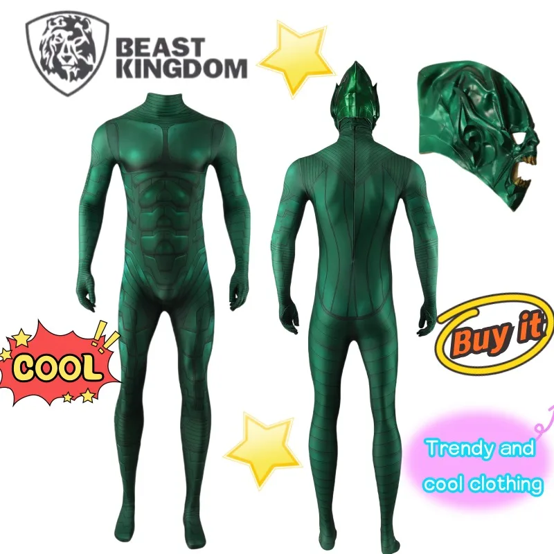 BeastKingdom Spiderman Green Goblin Creative Trendy Cool Halloween Jetsuit High Color Value Anime cosplay Dress Holiday Gift
BeastKingdom Spiderman Green Goblin Creative Trendy Cool Halloween Jetsuit High Color Value Anime cosplay Dress Holiday Gift