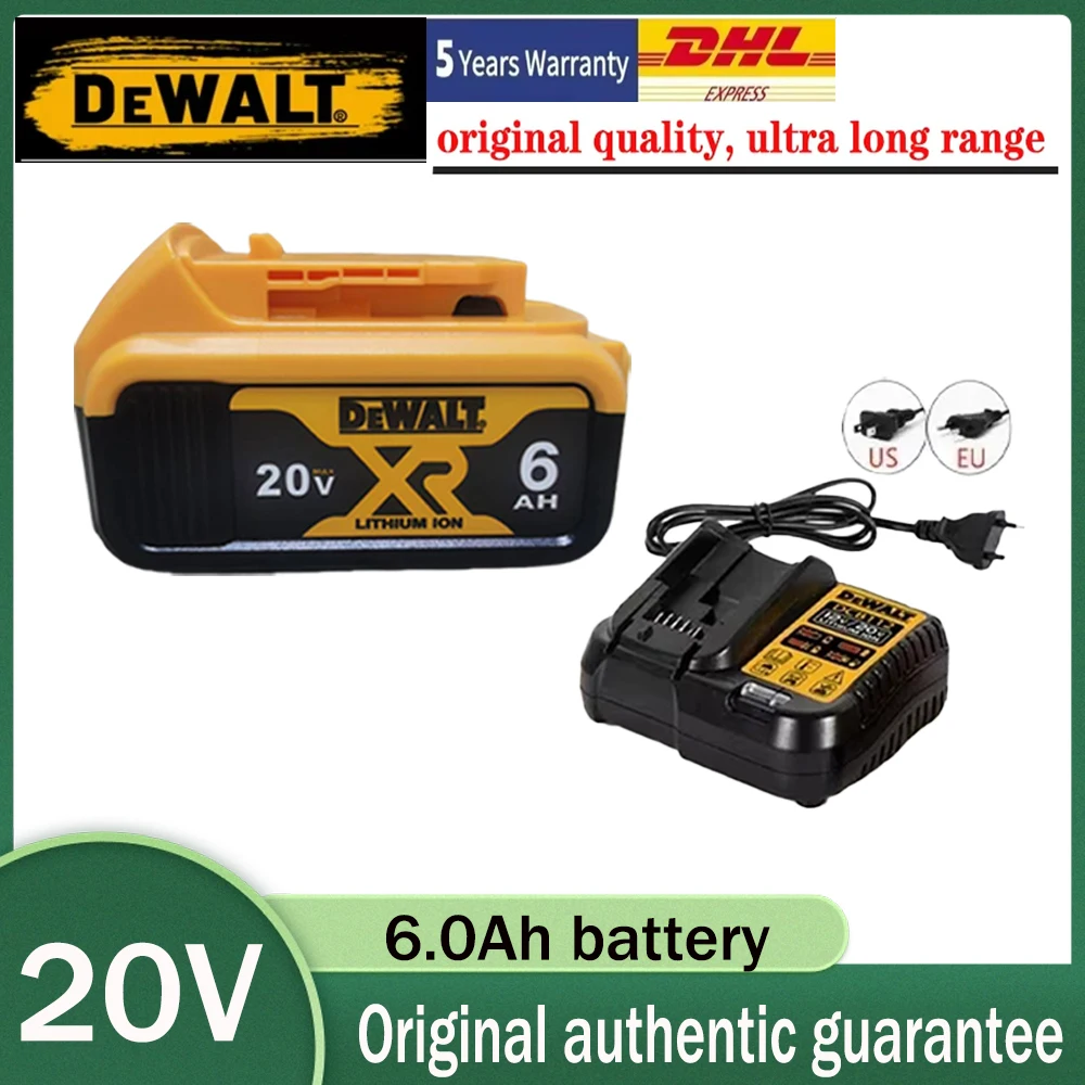 DEWALT original 18V 6.0AH DCB200 DCB118 fast charging ultra long endurance lithium-ion battery, charger, power tool battery
DEWALT original 18V 6.0AH DCB200 DCB118 fast charging ultra long endurance lithium-ion battery, charger, power tool battery