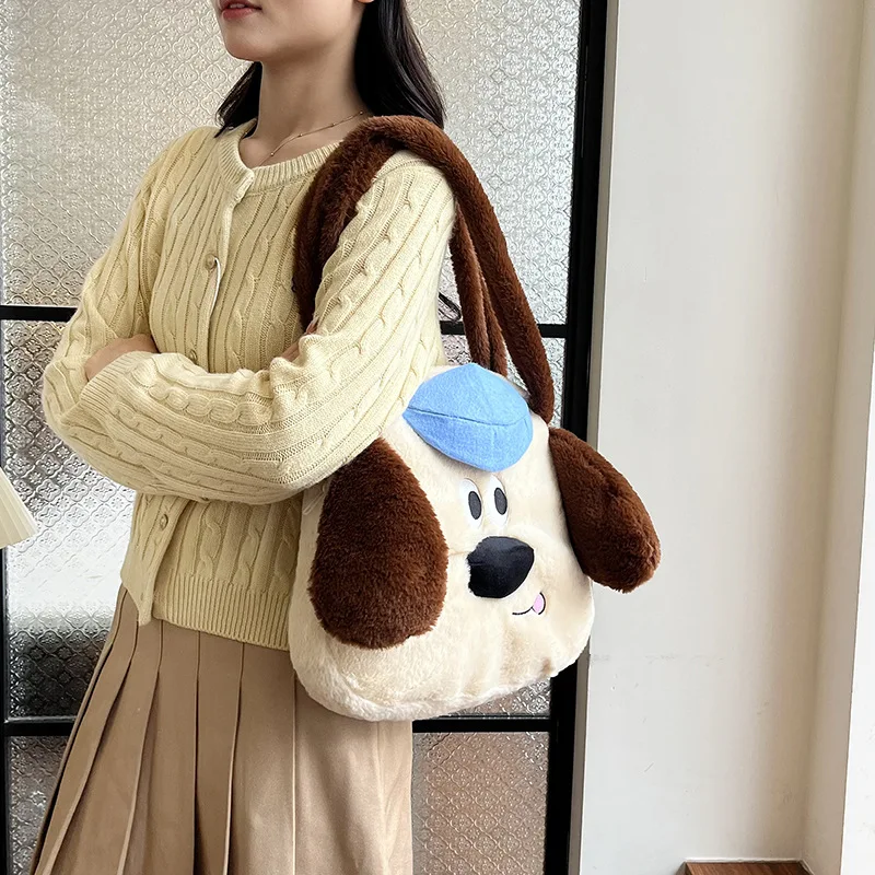 Ladies Nice Bag Sweet Style Tote Bag Autumn Winter Single Shoulder Bag Cute Plush Dog Large Capacity Lolita JK Handbag Plush Bag
Ladies Nice Bag Sweet Style Tote Bag Autumn Winter Single Shoulder Bag Cute Plush Dog Large Capacity Lolita JK Handbag Plush Bag