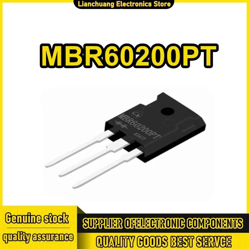 10 шт./лот, новый и оригинальный диод Шоттки MBR60200PT с большим током 60 А 200 В TO-247
10 шт./лот, новый и оригинальный диод Шоттки MBR60200PT с большим током 60 А 200 В TO-247