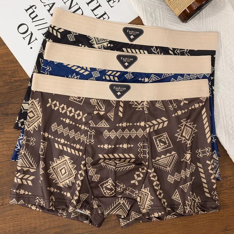 4pcs Mens Boxer Short Student Underwears Breathable Cool Large Size Teenager Panties Males Retro Ethnic Style Flat Corner Shorts
4pcs Mens Boxer Short Student Underwears Breathable Cool Large Size Teenager Panties Males Retro Ethnic Style Flat Corner Shorts