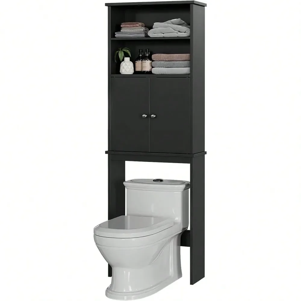 75in Extra Tall Over The Toilet Storage Cabinet, Space Saver With Adjustable Open Shelves For Bathroom,Over The Toilet Storage,
75in Extra Tall Over The Toilet Storage Cabinet, Space Saver With Adjustable Open Shelves For Bathroom,Over The Toilet Storage,