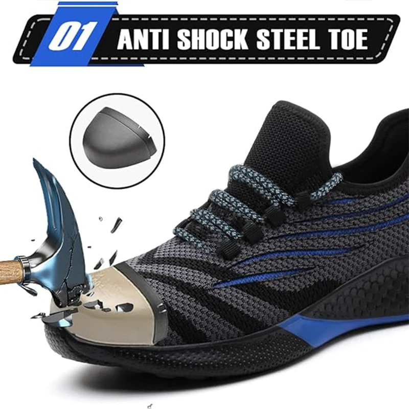 Work Safety Shoes Men Anti-puncture Working Sneakers Male Indestructible Work Shoes Men Boots Lightweight Men Shoes Safety Boots
Work Safety Shoes Men Anti-puncture Working Sneakers Male Indestructible Work Shoes Men Boots Lightweight Men Shoes Safety Boots