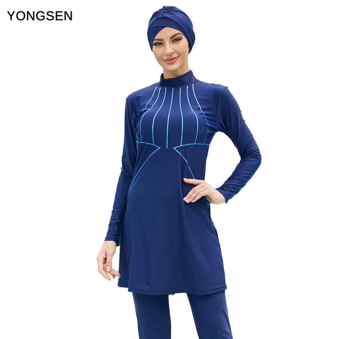 YONGSEN Full Cover Islamic Beach Suits Muslim Lady Three-Piece Modest Long Sleeves Printing Burkini muslim woman Swimsuit
YONGSEN Full Cover Islamic Beach Suits Muslim Lady Three-Piece Modest Long Sleeves Printing Burkini muslim woman Swimsuit