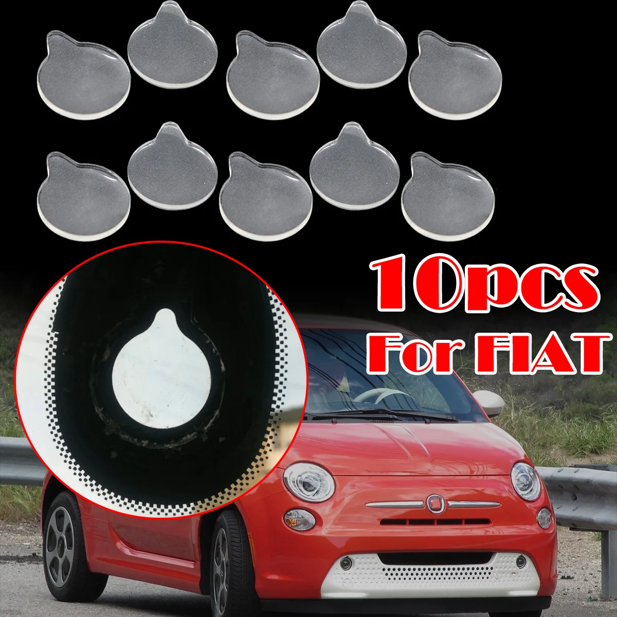 10Pcs Rain Light Sensor Gel Pad For FIAT Abarth 500e 695 500 Adhesive Film Silicone Cushion Windscreen Chip Repair Kit Fix Tape
10Pcs Rain Light Sensor Gel Pad For FIAT Abarth 500e 695 500 Adhesive Film Silicone Cushion Windscreen Chip Repair Kit Fix Tape