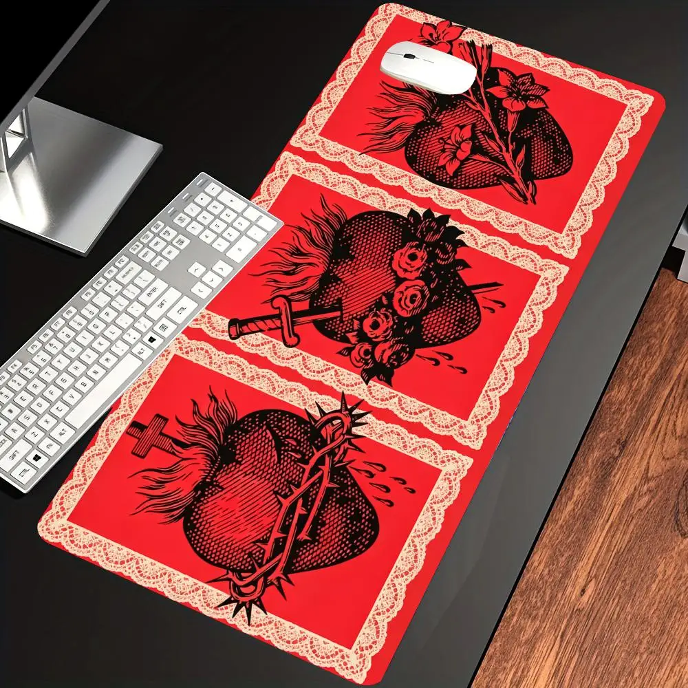 HYBXAXC Sacred Heart of Jesus, Immaculate Heart . Joseph Mouse Pad, Catholic gift, Traditional line drawing Mouse Pad
HYBXAXC Sacred Heart of Jesus, Immaculate Heart . Joseph Mouse Pad, Catholic gift, Traditional line drawing Mouse Pad