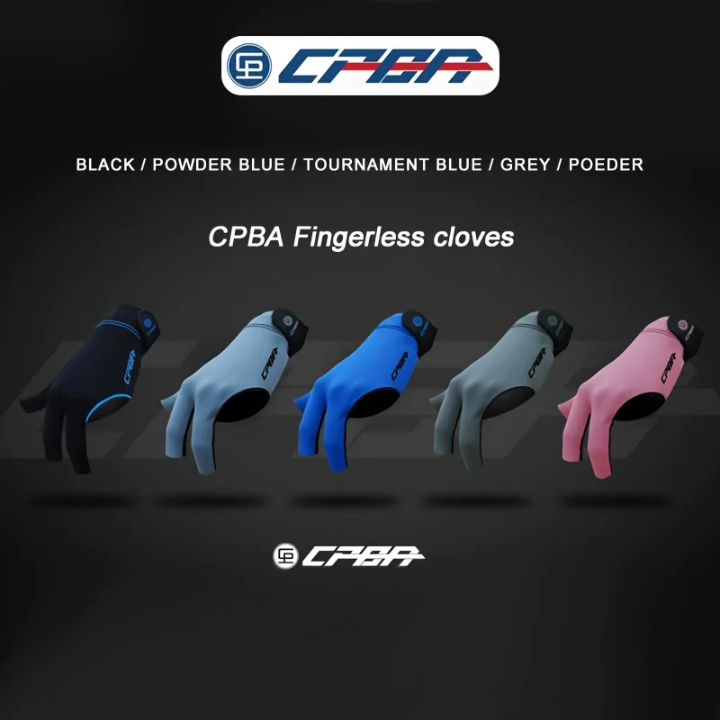 CPBA Billiard gloves with fingerless high-end professional Pool gloves three-finger gloves for billiard accessories
CPBA Billiard gloves with fingerless high-end professional Pool gloves three-finger gloves for billiard accessories
