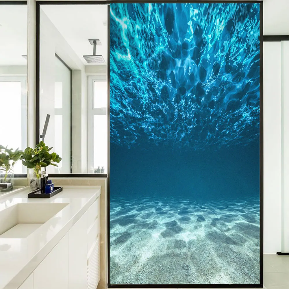 Privacy Window Glass Film Seabed Frosted Glass Stickers Sun Blocking Static Cling for Bathroom Door Decoration Film
Privacy Window Glass Film Seabed Frosted Glass Stickers Sun Blocking Static Cling for Bathroom Door Decoration Film