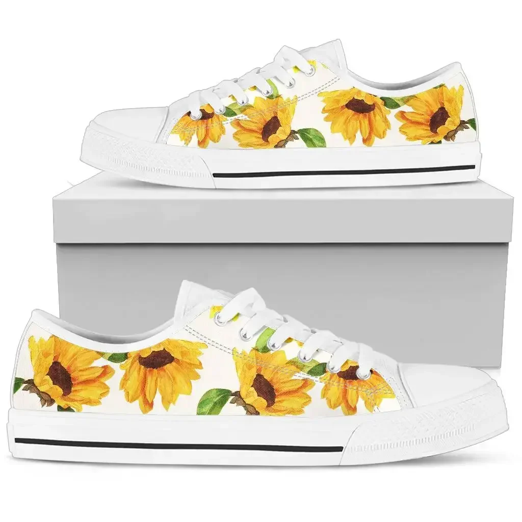 Classic Yellow Flower Sunflower Printing Canvas Shoes Women Daily Outdoor Light Sneakers Black White Flats For Teens 2022
Classic Yellow Flower Sunflower Printing Canvas Shoes Women Daily Outdoor Light Sneakers Black White Flats For Teens 2022