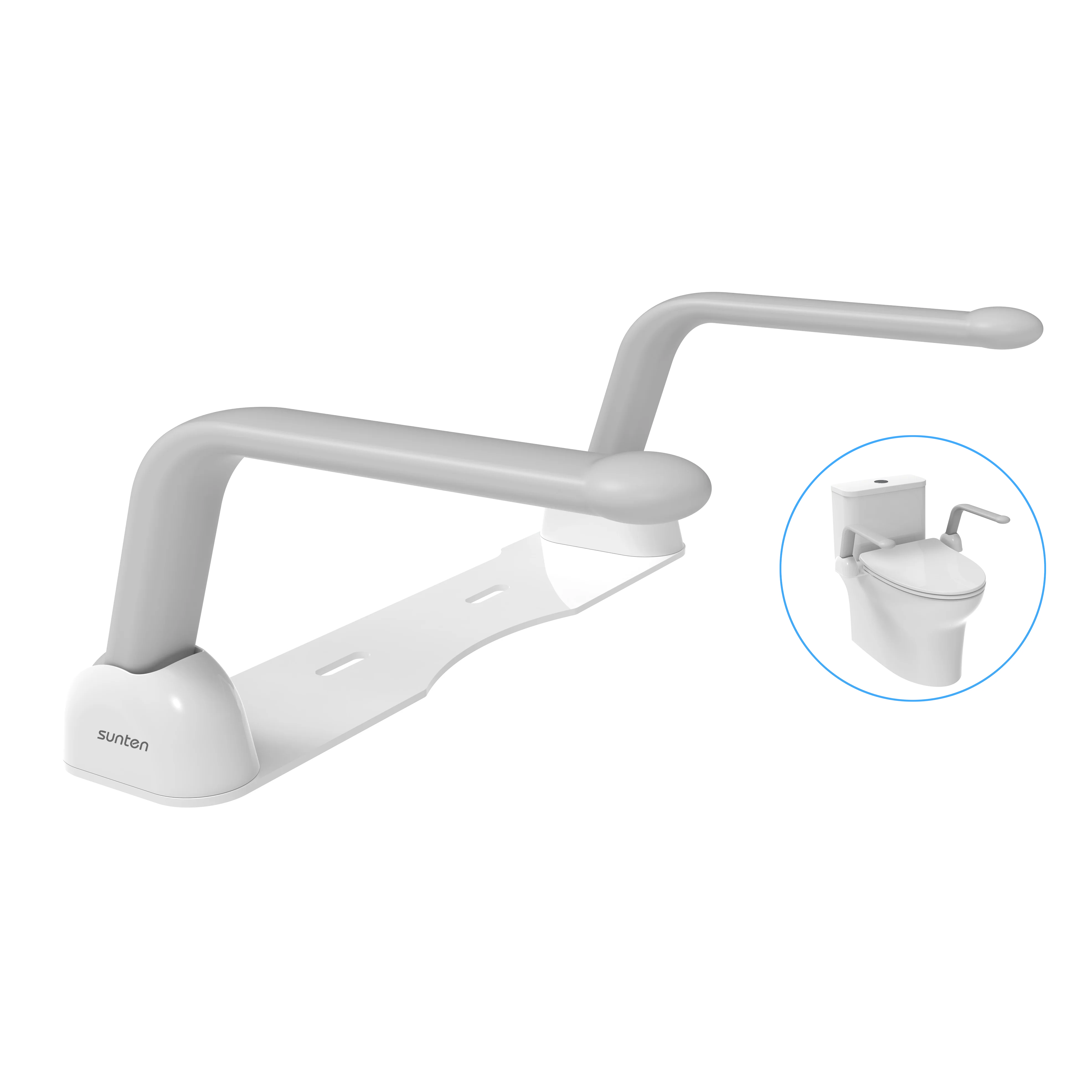 Modern Toilet Support Arm with Adjustable Safety Grab Bar, for Elderly & Disabled
Modern Toilet Support Arm with Adjustable Safety Grab Bar, for Elderly & Disabled