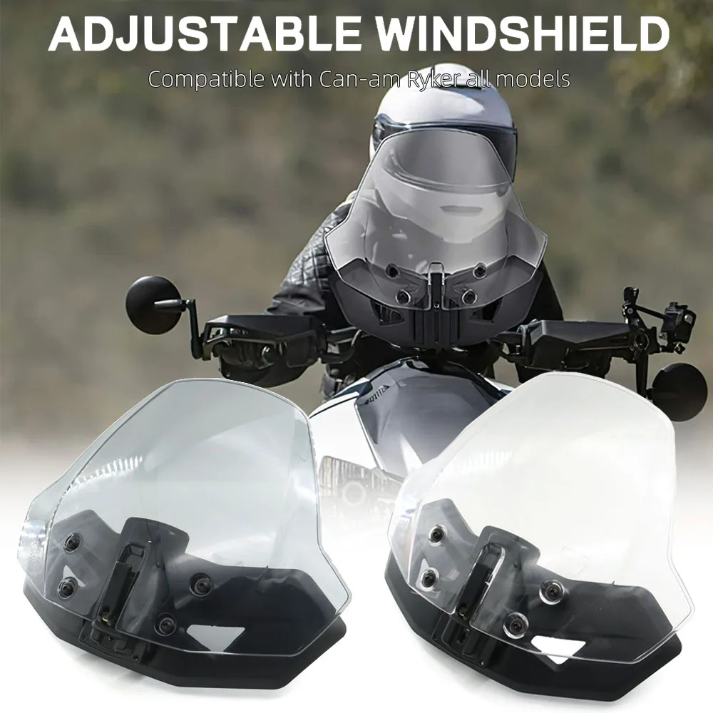 For Can-Am Ryker 600 900 Sport Rally Edition 900 ACE 2019-2023 Motorcycle Adjustable Windscreen Windshield Wind Screen Shield
For Can-Am Ryker 600 900 Sport Rally Edition 900 ACE 2019-2023 Motorcycle Adjustable Windscreen Windshield Wind Screen Shield