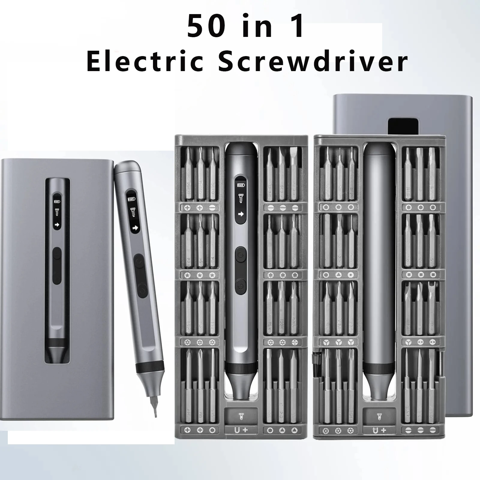 17 50 in 1 Electric Screwdriver Set Magnetic Precision Repair Tool S2 Bits For Phone Computer Laptop camera watch Eyeglasses
17 50 in 1 Electric Screwdriver Set Magnetic Precision Repair Tool S2 Bits For Phone Computer Laptop camera watch Eyeglasses