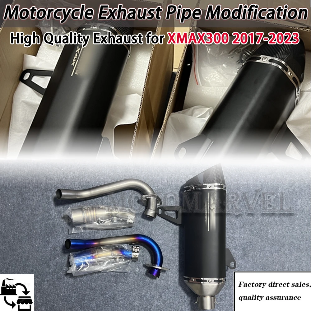 High Quality Exhaust for XMAX300 XMAX 300 Motorcycle Exhaust Escape Moto Muffler Slip on 2017-2023 Motorcross Front Pipe
High Quality Exhaust for XMAX300 XMAX 300 Motorcycle Exhaust Escape Moto Muffler Slip on 2017-2023 Motorcross Front Pipe