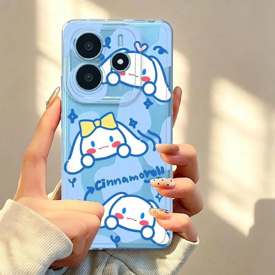 Sanrio Cinnamon Roll Case for Xiaomi Redmi Note 15 9 10 10S 12 A4 Note 13 14 Pro Plus 11 11S 12S 13C 14C Soft Phone Cover
Sanrio Cinnamon Roll Case for Xiaomi Redmi Note 15 9 10 10S 12 A4 Note 13 14 Pro Plus 11 11S 12S 13C 14C Soft Phone Cover