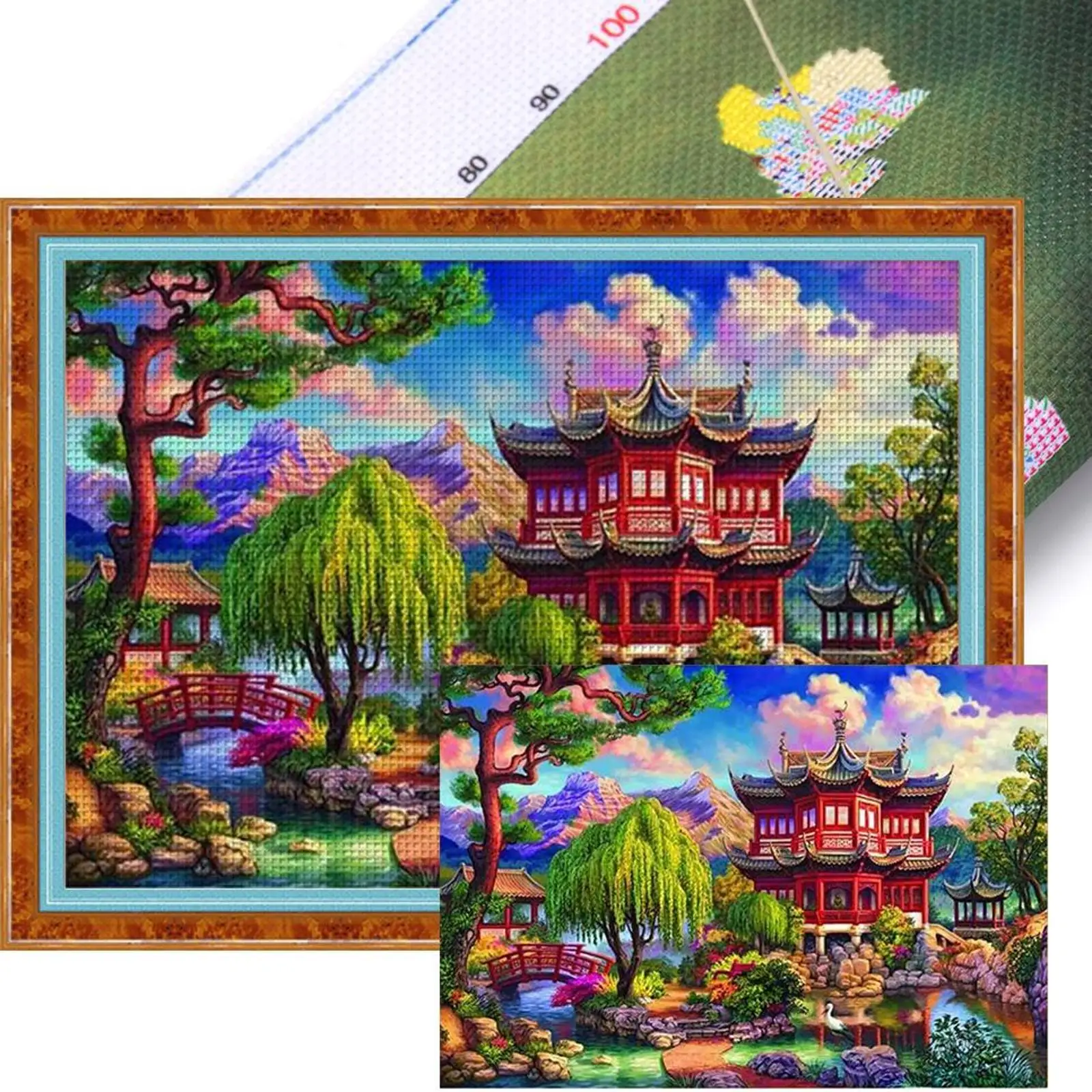 Full Embroidery cotton Thread 11CT Printed Landscape Cross Stitch Kit80x60cm
Full Embroidery cotton Thread 11CT Printed Landscape Cross Stitch Kit80x60cm