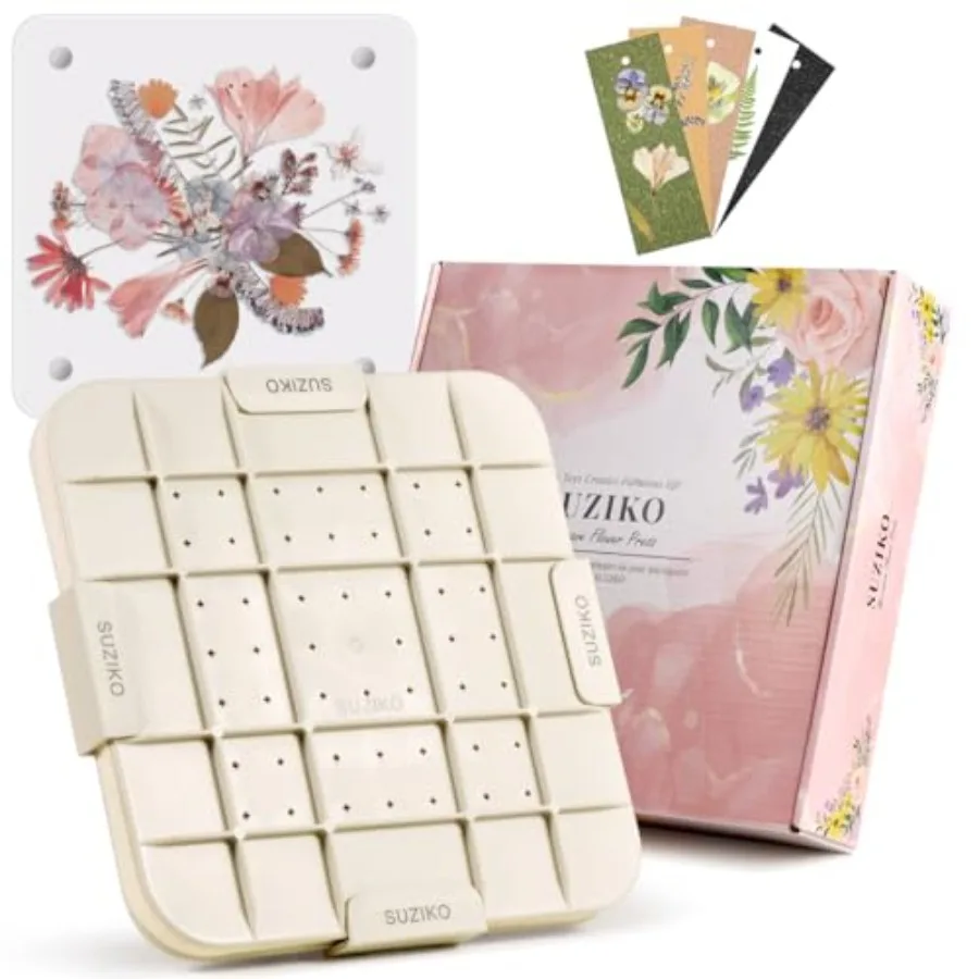 9 Inch Microwave Flower Press Kit with Photo Frame - Quick Dry Flower Pressing Machine with Reusable Fabric Ideal Gift for Flow
9 Inch Microwave Flower Press Kit with Photo Frame - Quick Dry Flower Pressing Machine with Reusable Fabric Ideal Gift for Flow