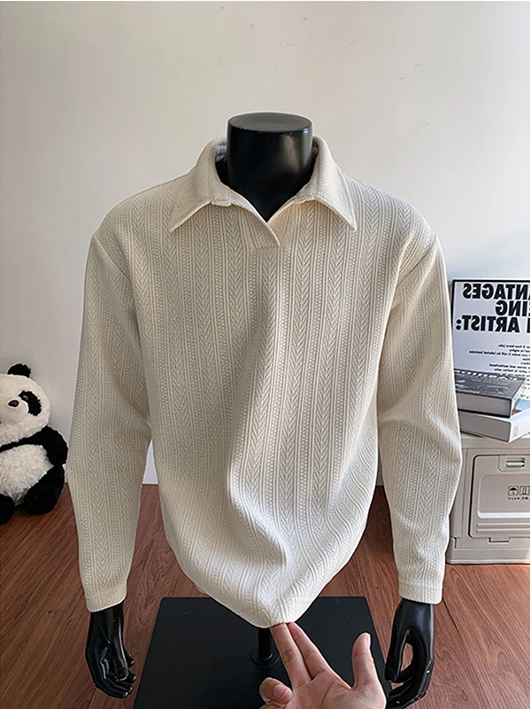 Мужской свитшот с длинным рукавом, текстурный, с узором в виде пшеничных колосьев, в стиле ретро, для ношения под одеждой, весенне-осенний, повседневный, вязаный топ
Мужской свитшот с длинным рукавом, текстурный, с узором в виде пшеничных колосьев, в стиле ретро, для ношения под одеждой, весенне-осенний, повседневный, вязаный топ