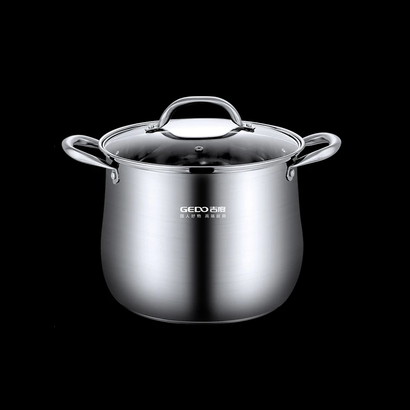24cm Diameter 304 Stainless Steel Saucepot LFGB Certification Stewpot Ultra Thick Stockpot Integrated Molding Kitchen Boil Pot
24cm Diameter 304 Stainless Steel Saucepot LFGB Certification Stewpot Ultra Thick Stockpot Integrated Molding Kitchen Boil Pot