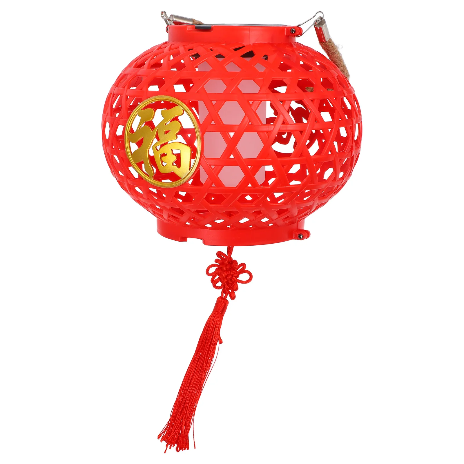 Solar Lantern Decoration Outdoor Hanging Iron Frame Tassel Lantern Spring Festival Waterproof Yard Light Traditional Style
Solar Lantern Decoration Outdoor Hanging Iron Frame Tassel Lantern Spring Festival Waterproof Yard Light Traditional Style