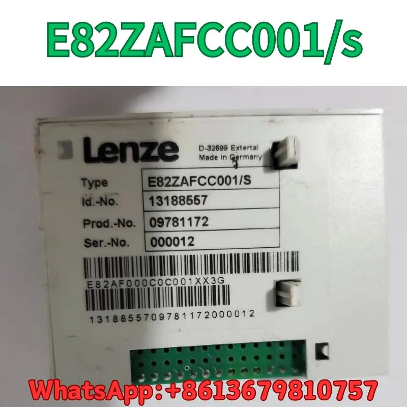 second-hand Frequency converter module E82ZAFCC001/s test OK Fast Shipping
second-hand Frequency converter module E82ZAFCC001/s test OK Fast Shipping