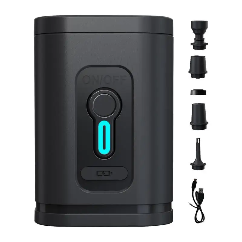 Electric Air Pump Automatic Mini Air Blower For Inflatables Vacuum Storage Bags Air Suction Pump With Cable And 5 Nozzles
Electric Air Pump Automatic Mini Air Blower For Inflatables Vacuum Storage Bags Air Suction Pump With Cable And 5 Nozzles