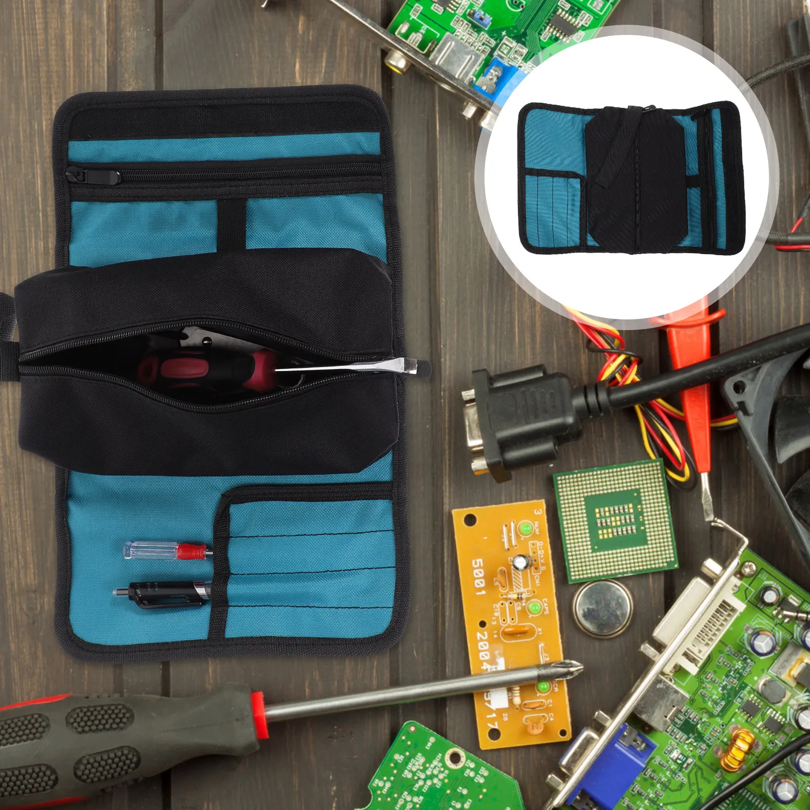 Складная сумка для инструментов из ткани Оксфорд, прочная маленькая сумка для инструментов, эффективное хранение - устойчивая к разрывам
Складная сумка для инструментов из ткани Оксфорд, прочная маленькая сумка для инструментов, эффективное хранение - устойчивая к разрывам