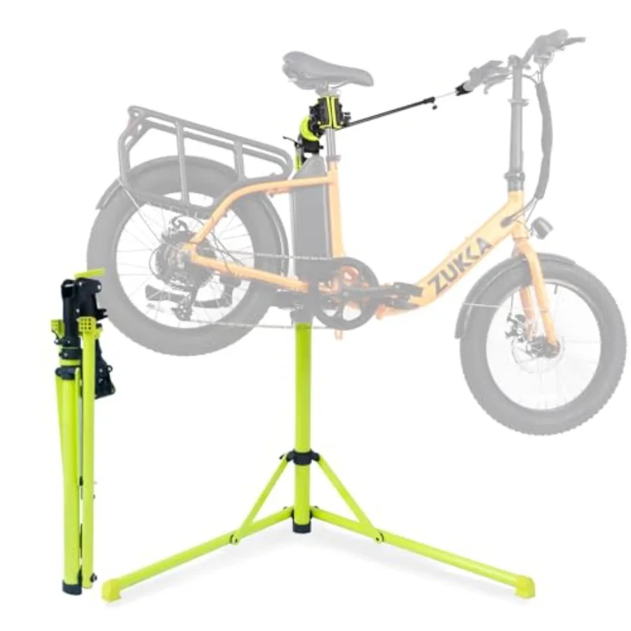 Foldable Bike Repair Stand for Road Mountain Bikes Aluminum, Black, Portable Load-Bearing up to 132 lbs
Foldable Bike Repair Stand for Road Mountain Bikes Aluminum, Black, Portable Load-Bearing up to 132 lbs
