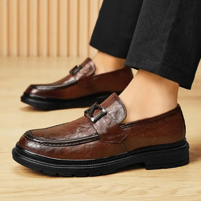 Men's Shoes Moccasins Formal Wear New Fashion Shoes Vintage Leather Shoes Men's Sneaker Wedding
Men's Shoes Moccasins Formal Wear New Fashion Shoes Vintage Leather Shoes Men's Sneaker Wedding