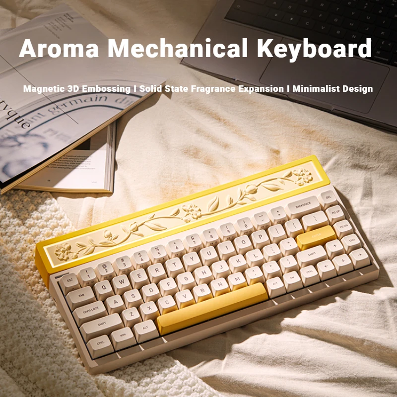 ECHOME Aroma Mechanical Keyboard Engraving Wireless Dual Mode Backlight Hot-Swap GASKET Customized Girl Office Gaming Keyboard
ECHOME Aroma Mechanical Keyboard Engraving Wireless Dual Mode Backlight Hot-Swap GASKET Customized Girl Office Gaming Keyboard