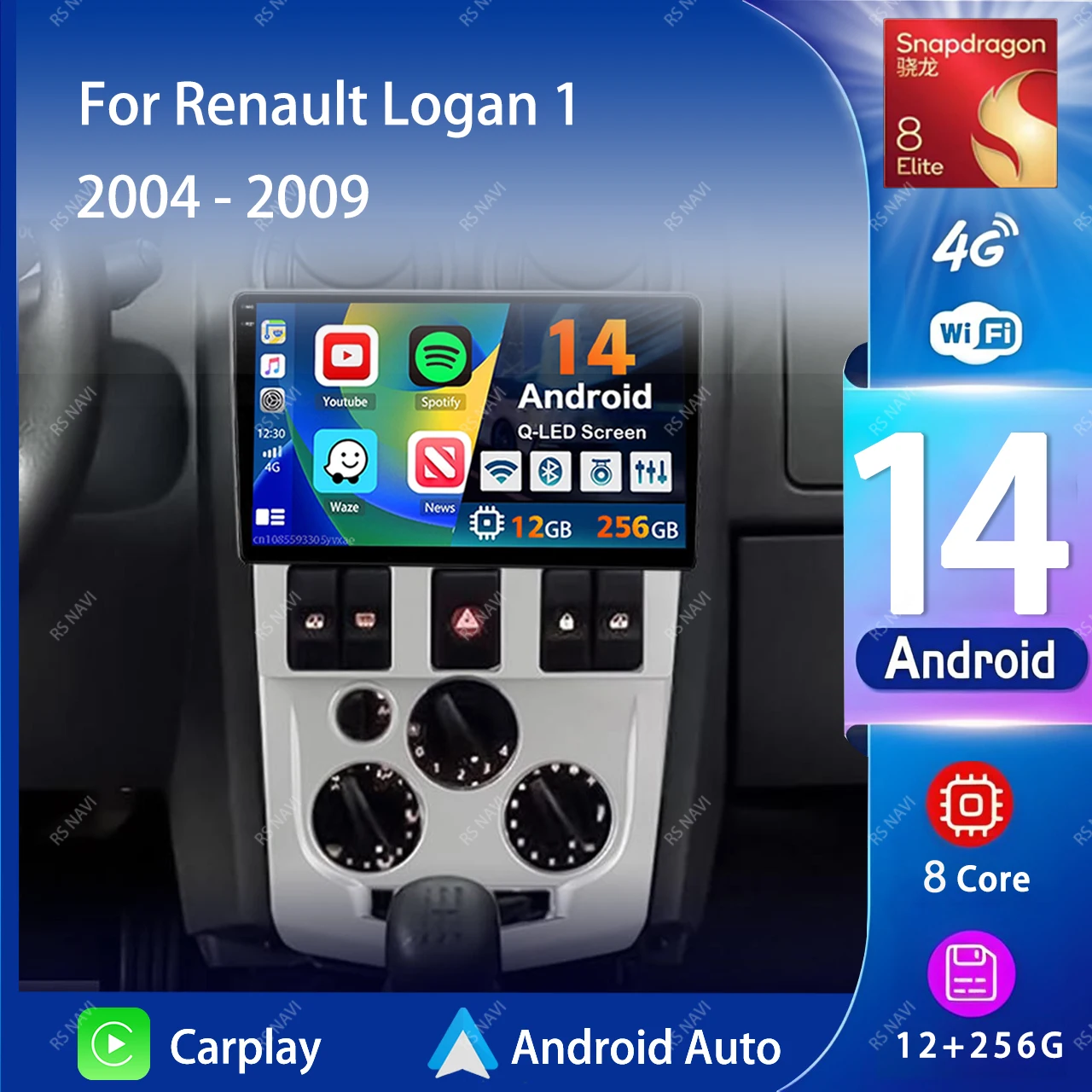 Android 14 Carplay Auto 2K экран автомобильный радиоприемник BT мультимедийный плеер для Renault Logan 1 2004-2009 авторадио стерео 2din головное устройство
Android 14 Carplay Auto 2K экран автомобильный радиоприемник BT мультимедийный плеер для Renault Logan 1 2004-2009 авторадио стерео 2din головное устройство