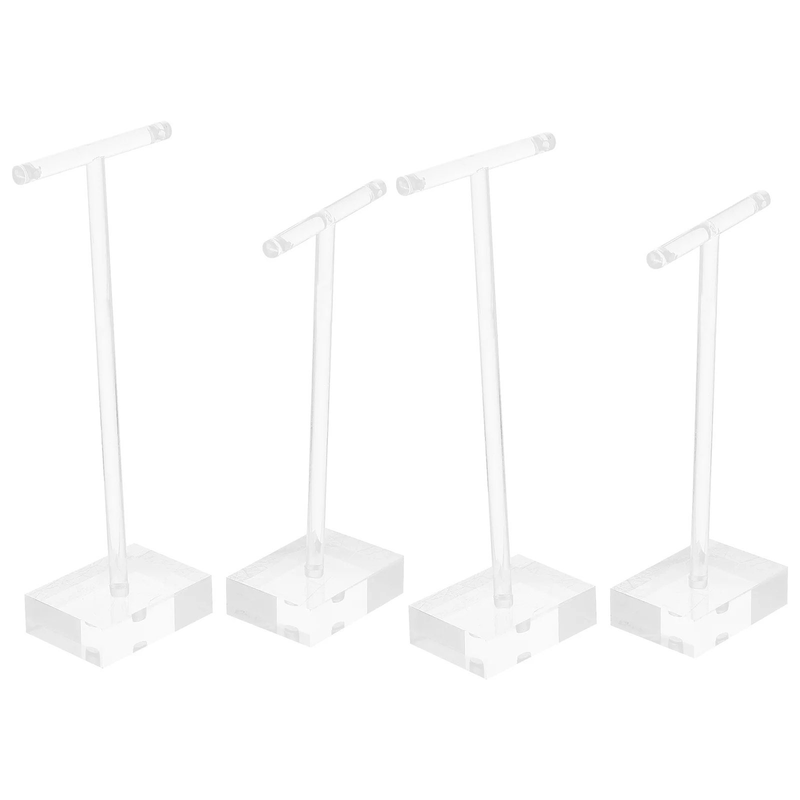 4Pcs T-Shape Earring Holder Organizer Acrylic Jewelry Stand for Earrings Necklace Display Rack Storage Organizer
4Pcs T-Shape Earring Holder Organizer Acrylic Jewelry Stand for Earrings Necklace Display Rack Storage Organizer