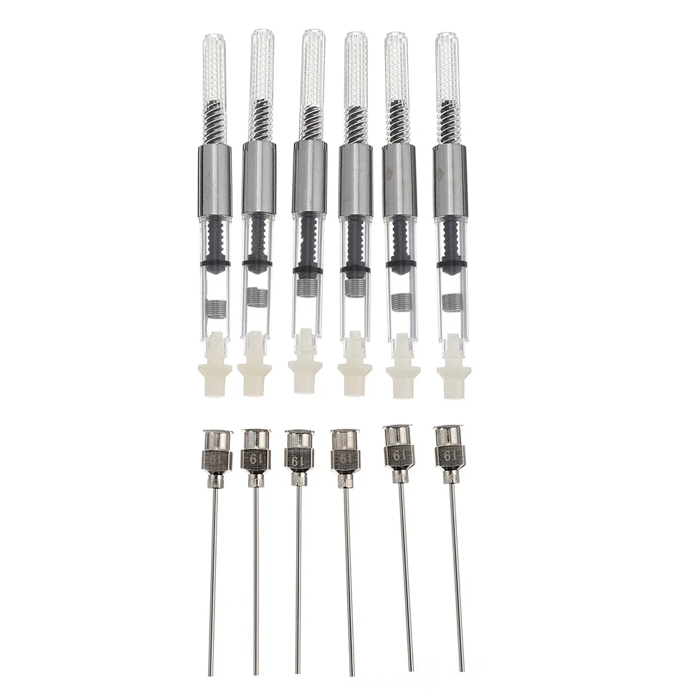6pcs Fountain Pen Ink Converter for 3.4mm 2.6mm Pens Refill Tool School Supplies Practical Writing Instruments
6pcs Fountain Pen Ink Converter for 3.4mm 2.6mm Pens Refill Tool School Supplies Practical Writing Instruments