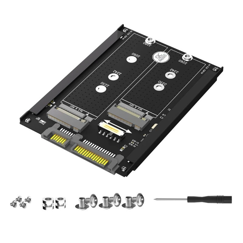 Металлический корпус Double B -ключ M.2 SSD до 2,5 дюйма SATA3.0 6 Гбит / с преобразователей адаптеры 601F
Металлический корпус Double B -ключ M.2 SSD до 2,5 дюйма SATA3.0 6 Гбит / с преобразователей адаптеры 601F