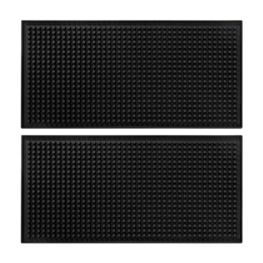 12"x6" PVC Bar Service Mat, Non-Slip Petite Cocktail and Coffee Service Mat for Countertop, Home Bar, Kitchen, Restaurant Pack
12"x6" PVC Bar Service Mat, Non-Slip Petite Cocktail and Coffee Service Mat for Countertop, Home Bar, Kitchen, Restaurant Pack