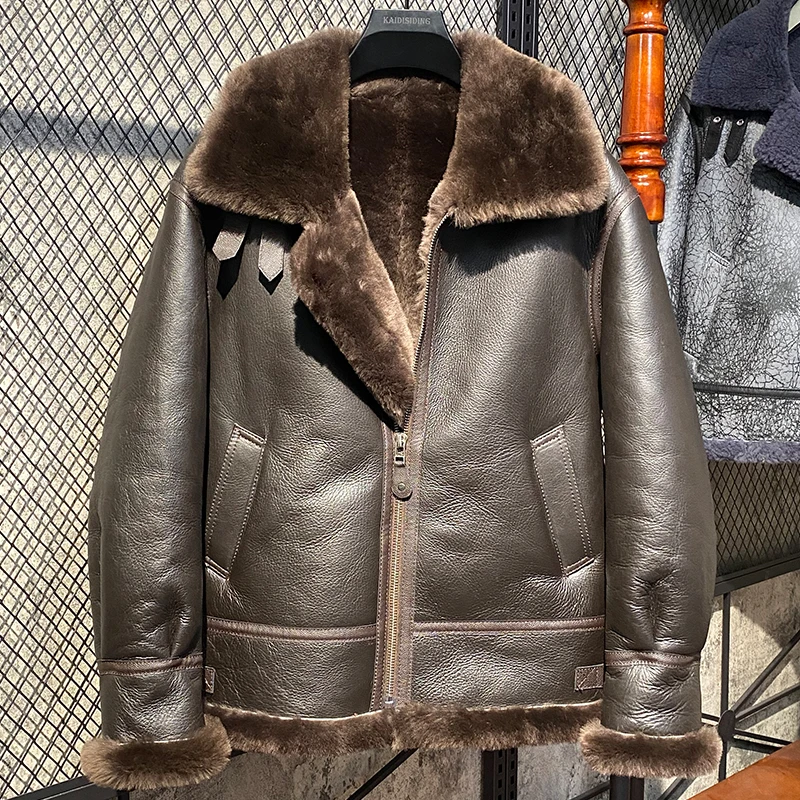 Cold Resistant Mens Natural Fur Coat Winter 23 Fashion Motorcycle Jacket Thickened Sheepskin Genuine Leather Jackets Man Clothes
Cold Resistant Mens Natural Fur Coat Winter 23 Fashion Motorcycle Jacket Thickened Sheepskin Genuine Leather Jackets Man Clothes