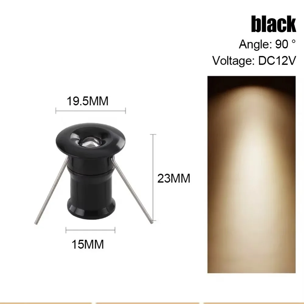 Durable 1W Power Mini LED Spotlight DC12V 3000K Warm Light Recessed Downlight Spot Lights Stairs Lighting
Durable 1W Power Mini LED Spotlight DC12V 3000K Warm Light Recessed Downlight Spot Lights Stairs Lighting