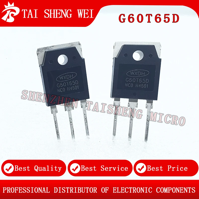 2 шт., новый оригинальный G60T65D TO-3P 60T65 60A 650 В, сварочный инвертор высокой мощности, универсальный IGBT FET
2 шт., новый оригинальный G60T65D TO-3P 60T65 60A 650 В, сварочный инвертор высокой мощности, универсальный IGBT FET