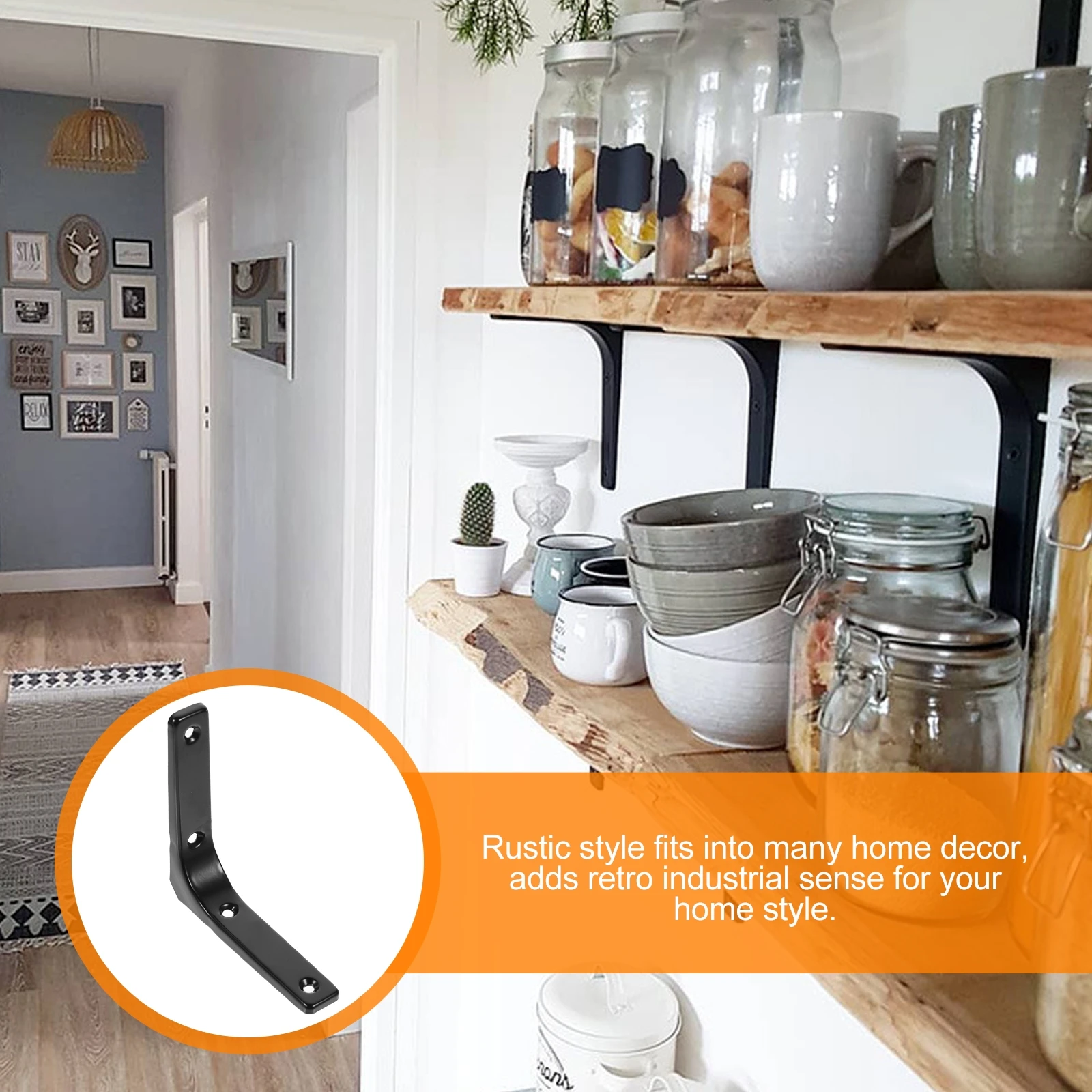 L-shaped Wall Shelf Brackets Stainless Steel Heavy Duty Support Black White Industrial Style Home Decor Mounting Hardware DIY
L-shaped Wall Shelf Brackets Stainless Steel Heavy Duty Support Black White Industrial Style Home Decor Mounting Hardware DIY