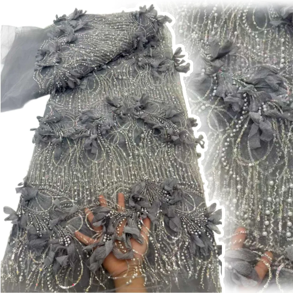 Французская африканская 3D кружевная ткань 2026 с бисером и высококачественной вышивкой пайетками для женских свадебных платьев, нигерийская сетчатая ткань 2246
Французская африканская 3D кружевная ткань 2026 с бисером и высококачественной вышивкой пайетками для женских свадебных платьев, нигерийская сетчатая ткань 2246