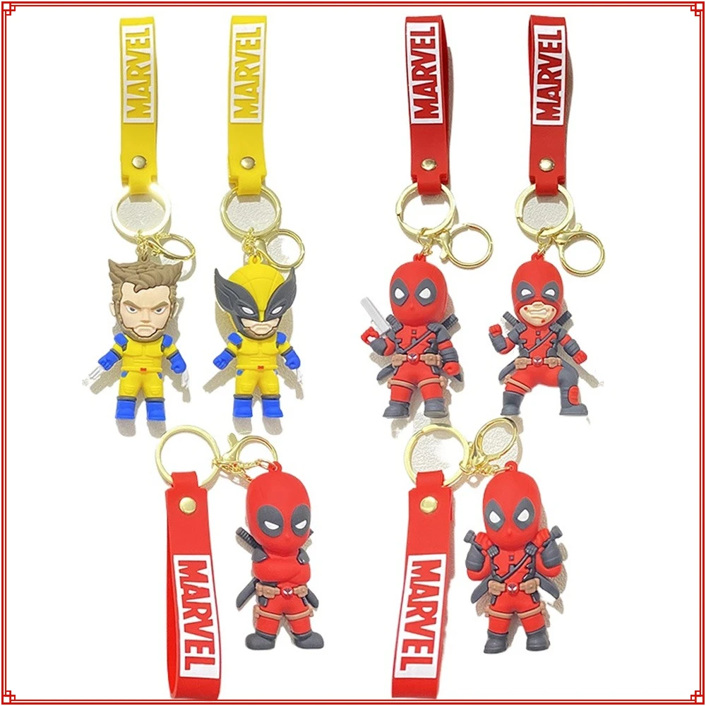 Hot Sales Marvel Deadpool and Wolverine Keychain Cartoon Anime 3D Doll Car Keychain Pendant Decorative Ornaments Boys Girls Gift
Hot Sales Marvel Deadpool and Wolverine Keychain Cartoon Anime 3D Doll Car Keychain Pendant Decorative Ornaments Boys Girls Gift