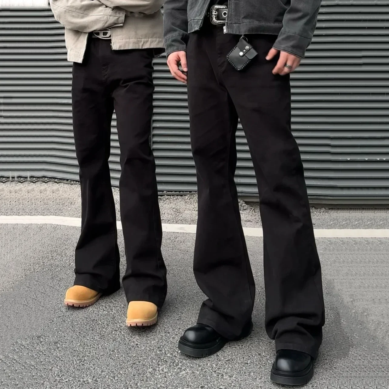 European and American High-street Flared Jeans, Trendy for Both Men and Women, Advanced Straight-leg and Versatile Long Pants.
European and American High-street Flared Jeans, Trendy for Both Men and Women, Advanced Straight-leg and Versatile Long Pants.
