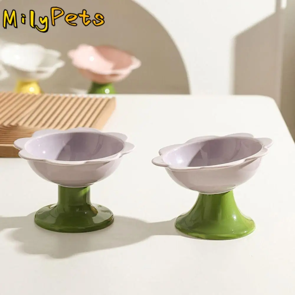 Food Dispenser Ceramic Cat Bowl Cute Creative Pet High Foot Bowl Non-slip Slanted/Flat Mouth Dog Food Feeding Basin Water Plate
Food Dispenser Ceramic Cat Bowl Cute Creative Pet High Foot Bowl Non-slip Slanted/Flat Mouth Dog Food Feeding Basin Water Plate
