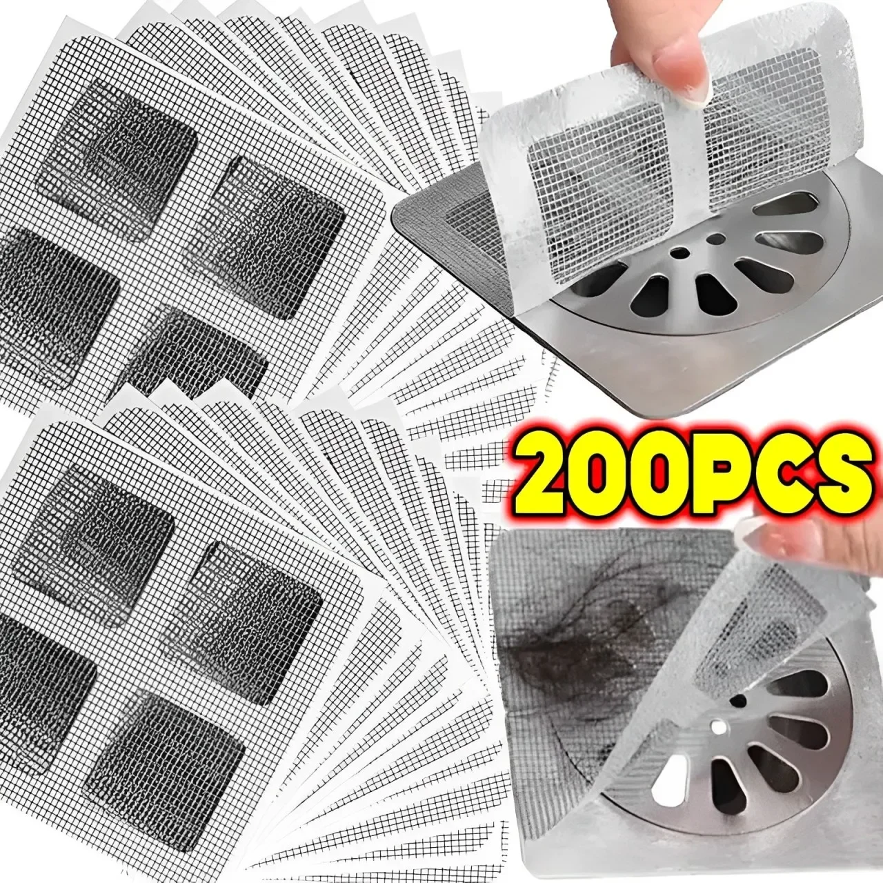 Disposable Shower Drain Hair Catcher Mesh Shower Drain Covers Floor Sink Strainer Filter Hair Stopper For Bathroom Kitchen
Disposable Shower Drain Hair Catcher Mesh Shower Drain Covers Floor Sink Strainer Filter Hair Stopper For Bathroom Kitchen